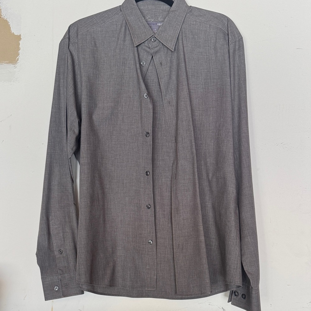 H&M Charcoal Men's Dress Shirt
